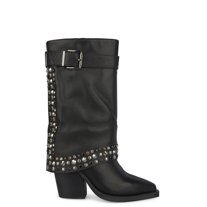 Bottes à Talons Alma En Pena Studded Boot Orange Rose Femme | RQN-42445531